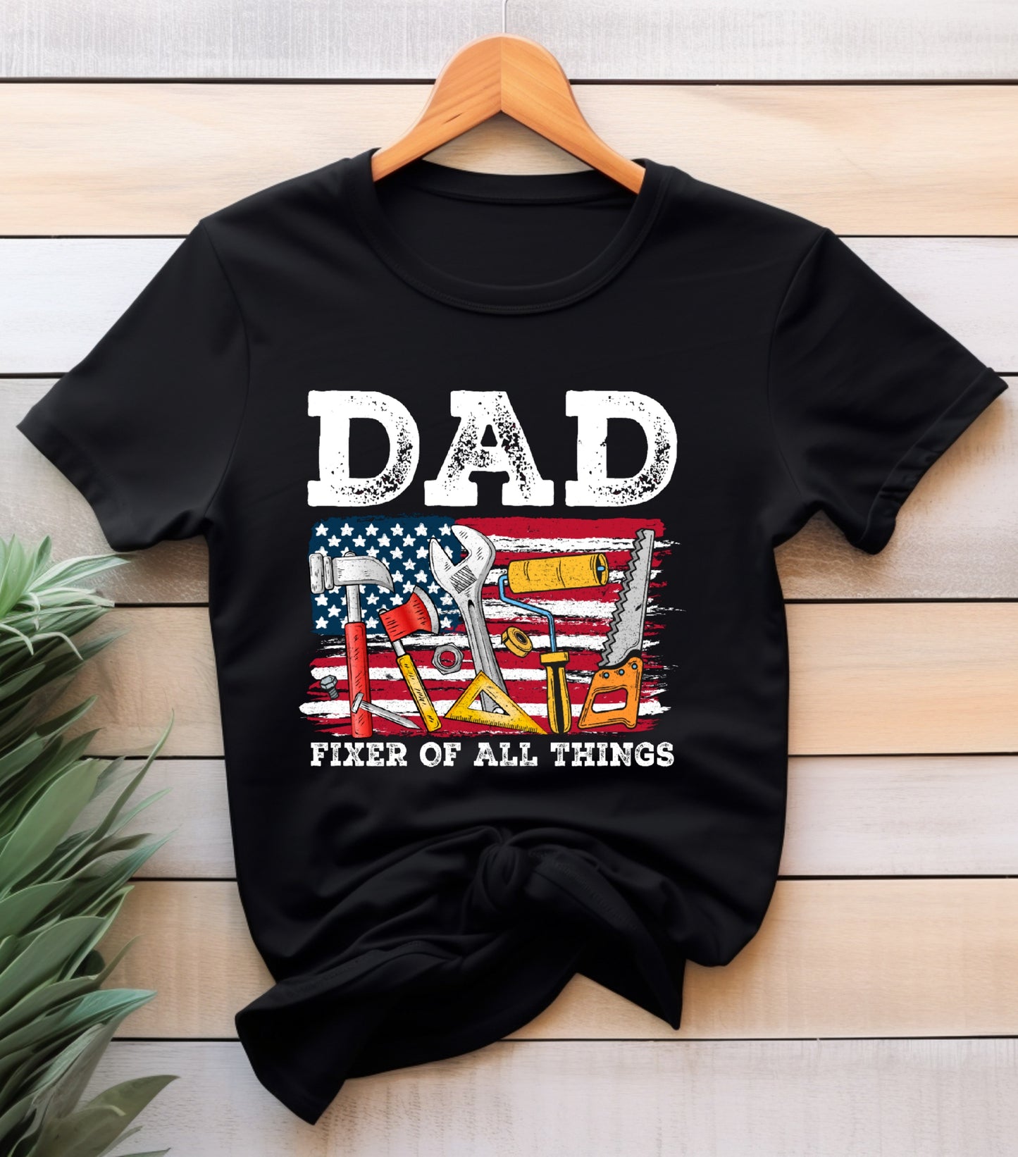 Fixer of All Things Dad Shirt, American Dad shirt, Handyman Tools shirt, Father's Day Gift shirt