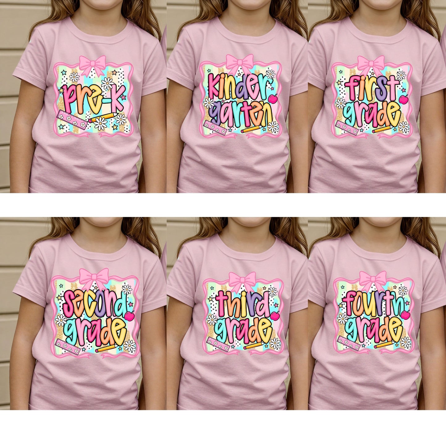 Preppy Back To School T-Shirt, First Day Of School Shirt, Coquette Teacher Shirt, gift for Girls Shirt