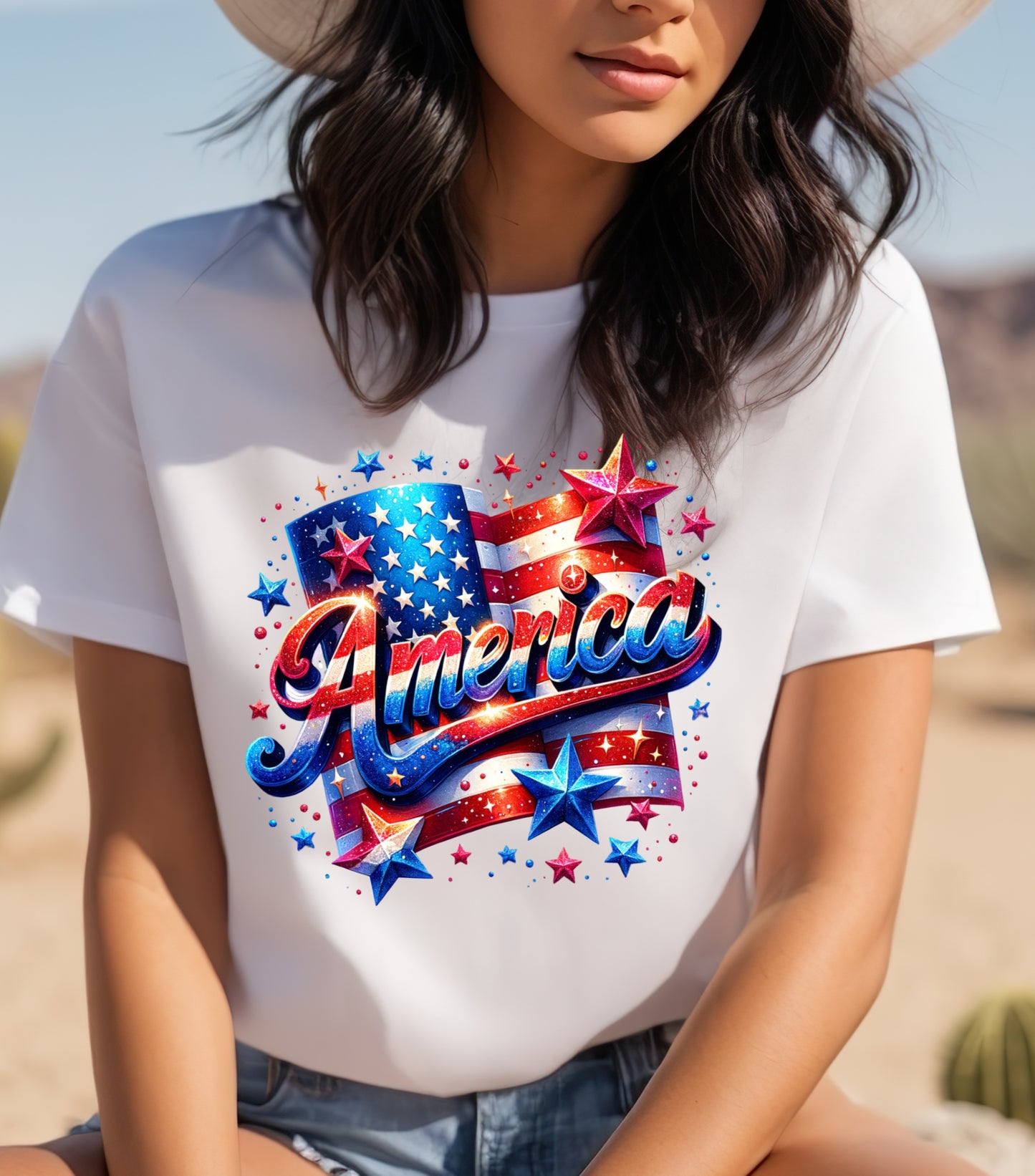 Flag America Patriotic Shirt, 4th Of July Shirt, Independence Day Shirt,  Flower 4th of july shirt