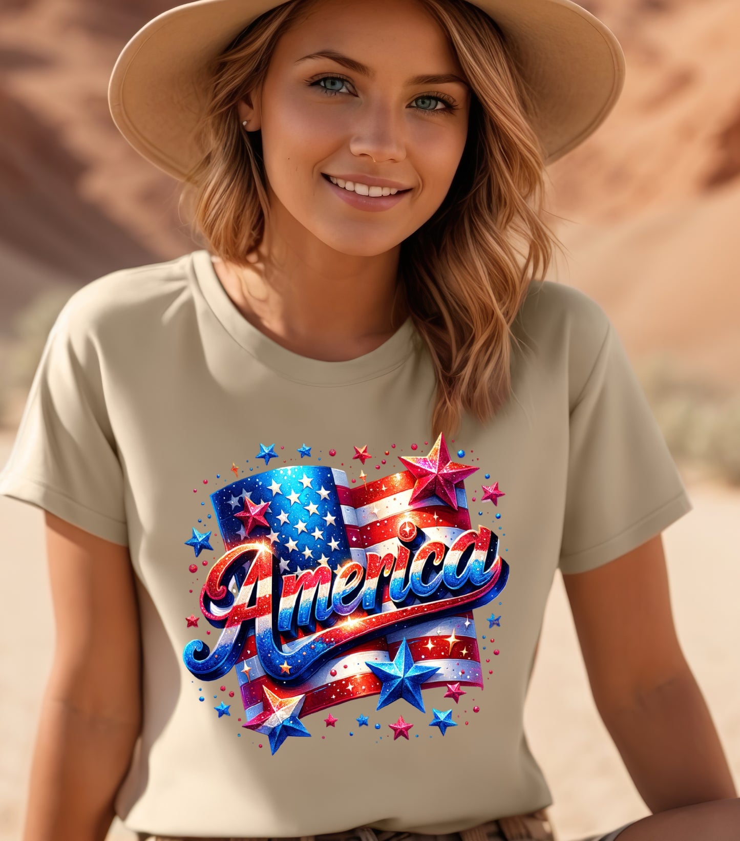 Flag America Patriotic Shirt, 4th Of July Shirt, Independence Day Shirt,  Flower 4th of july shirt
